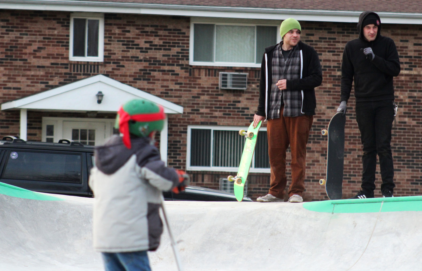 Opening skating day